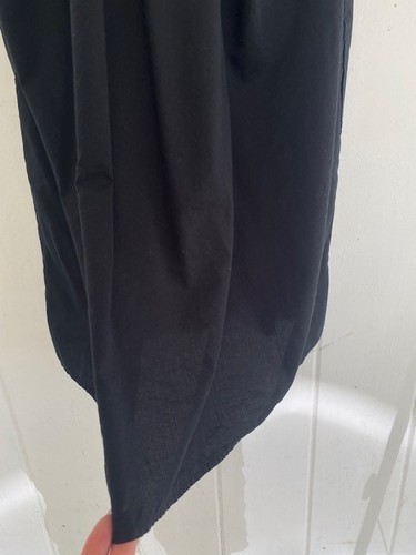 J Jill Tunic Dress XL Black Sheath Popover Short Sleeve Coastal Minimalist - Picture 6 of 8
