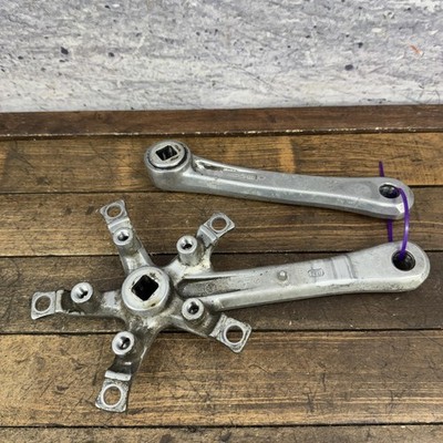 Vintage Sakae SR Crankset 170mm 130 BCD TRIPLE Square Taper Road