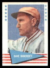1961 Fleer Baseball Greats (F418-3) #7 Dave Bancroft