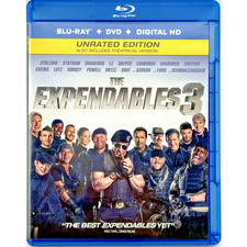 THE EXPENDABLES 3 (2014) BLU-RAY / DVD Stallone Statham Li