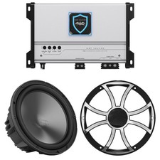 Wet Sounds HTM-1 - HTM Series Full-Range Class-D 1200 Watt at 1-Ohm Mono Ampl...