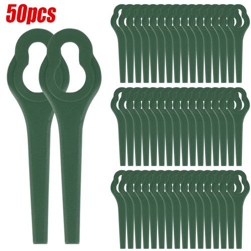 NEU L95 50Stk Ersatz Kunststoff Messer Klingen Für Einhell Akku Rasentrimmer - Bild 6 von 15