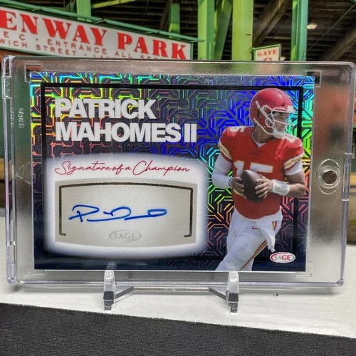 2025 Sage Patrick Mahomes II Autographed card🔥 Champion Signatures 🔥 Chiefs
