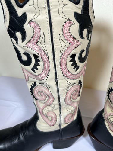 Tony Lama Woman’s Tall Western Buckaroo Cowboy Boots Size 6.5 B - Picture 14 of 14