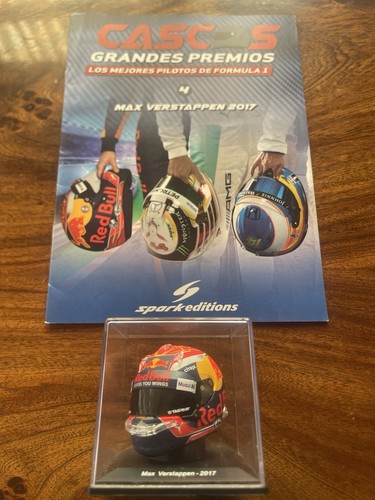 MINIATURE HELMET MAX VERSTAPPEN FORMULA 1 SPARKS 2017 SCALE 1/5 With Brochure - Picture 7 of 7