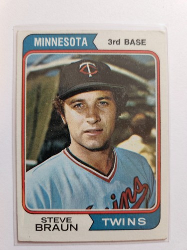 1974 TOPPS STEVE BRAUN #321 VG/EX - Picture 1 of 2