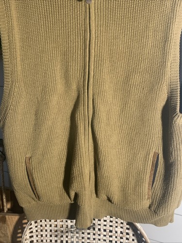 Chaleco Suéter Orvis Para Hombres Marrón Polar Sin Mangas Cremallera Completa Pesca Aire Libre XL 🔥 - Imagen 3 de 14