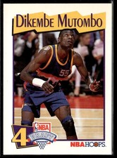 1991-92 Hoops McDonald's #48 Dikembe Mutombo