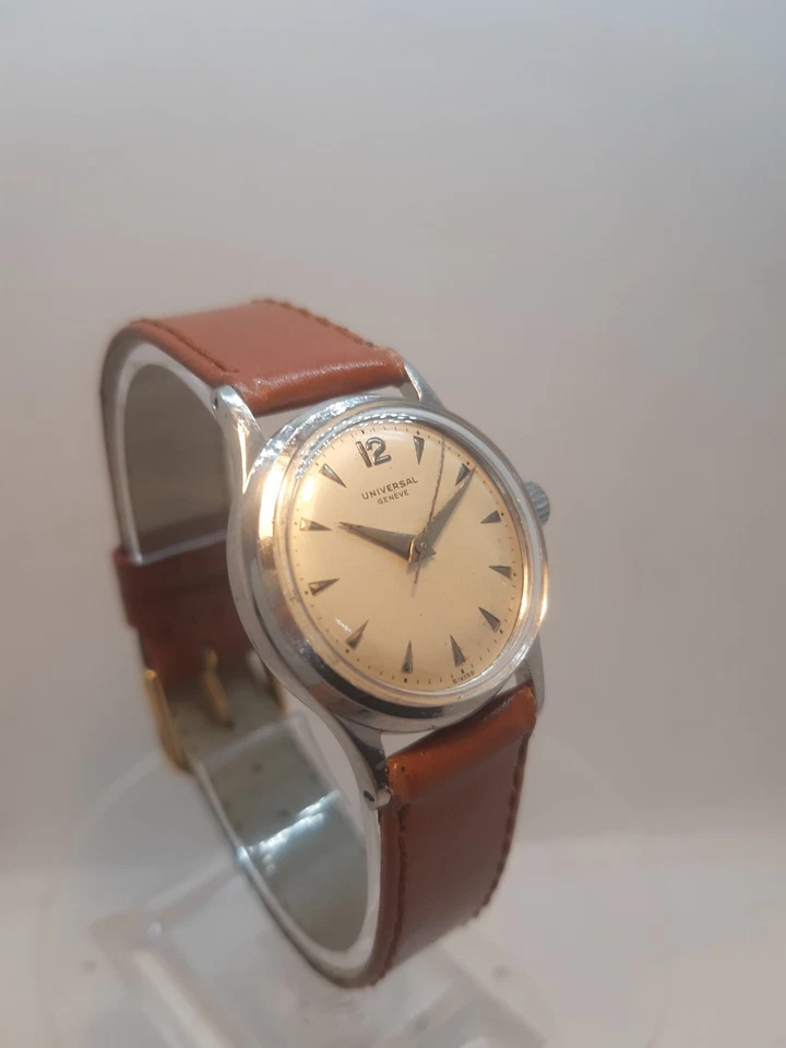 Orologio da polso Vintage Uomo Cassa Acciaio Universal Cal 332 Bem Funzionante - Image 3 of 4