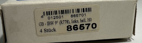 Tillig H0 86570 Gleisbettung für IBW links NEU - Picture 2 of 2