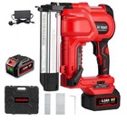  2 Battery Cordless Nail & Staple Gun Brushless Electric Nailer / Stapler 2 in 1