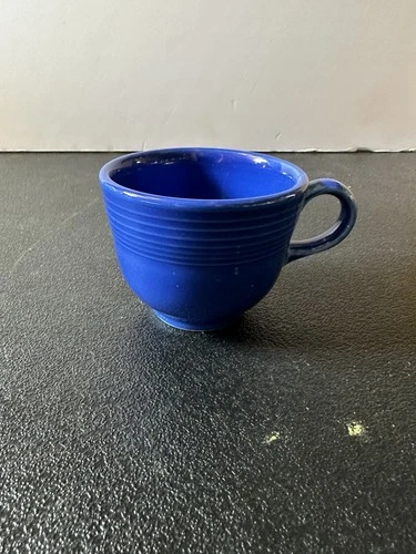 Fiestaware Sapphire Coffee Cups.  Have Small Speck In Bottom.  20 With Shipping