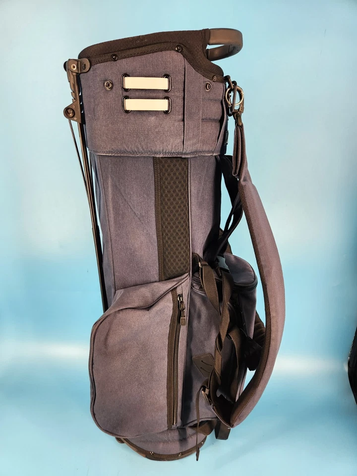 USADO - Bolsa de pie de golf Jones Trouper 3.0 - Azul marino - Incluye capucha para lluvia (LEER) Foto 4 de 4