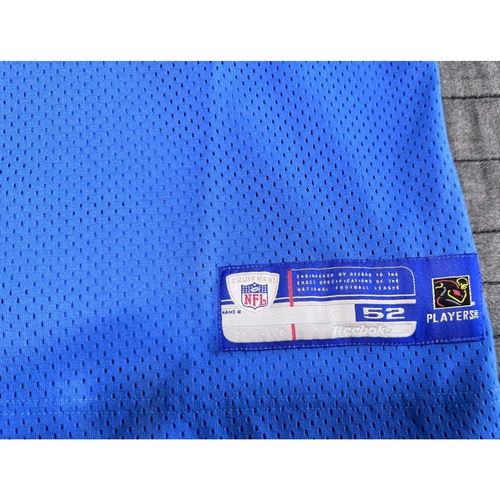 Neu mit Etikett 2002 Roy Williams NFL Detroit Lions Authentic Reebok Heimtrikot genäht 52 2XL - Bild 2 von 14
