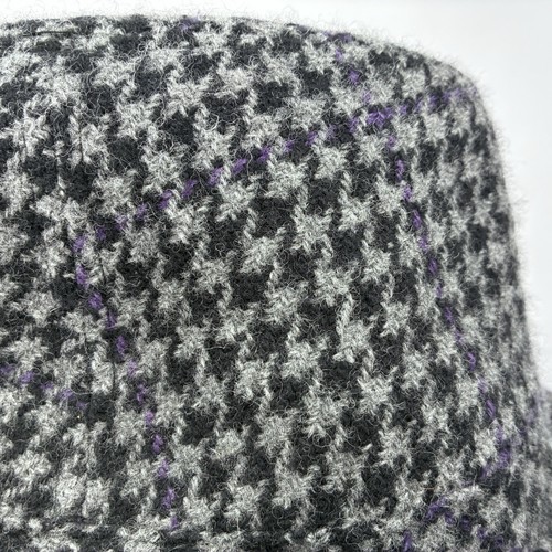 Sombrero Fedora Lauren Ralph Lauren Lana Gris Pata de Gallo M Inglés Country Academia - Imagen 9 de 9