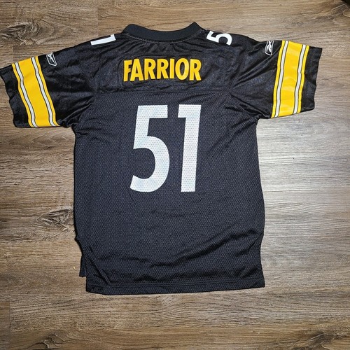 NFL Pittsburgh Steelers Jersey #51 Reebok Size Youth Size M 10/12 - Picture 2 of 10