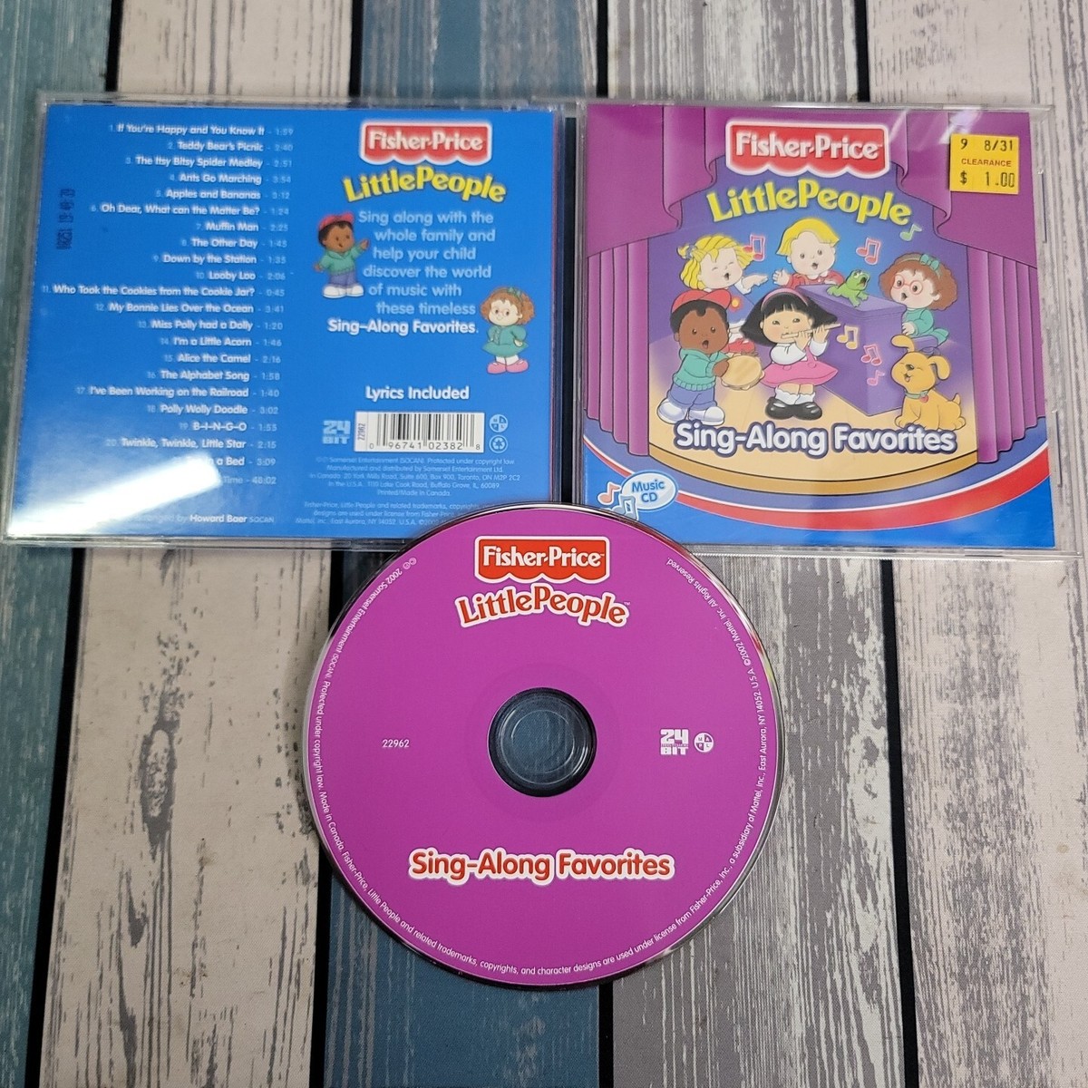 Fisher Price: Little People: Sing-Along Favorites - Audio CD