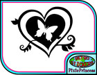 Butterfly Heart I Vinyl Sticker Vehicle Car Van Poster Wall Art Window Decal