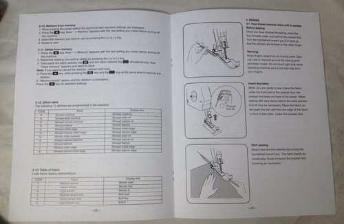 Libro de instrucciones manual de usuario para Husqvarna Viking Huskylock 905 910 Serger - Imagen 3 de 5