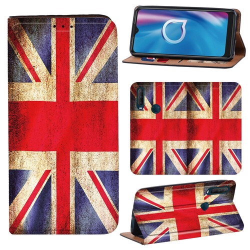 Leather Stand phone Shockproof Cover Case For Alcatel 1C/1S 2022/1V 2022/3L 2020 - Picture 30 of 32