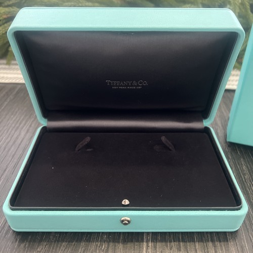 Tiffany & Co. Empty Blue Nubuck Large Box - Afbeelding 2 van 11