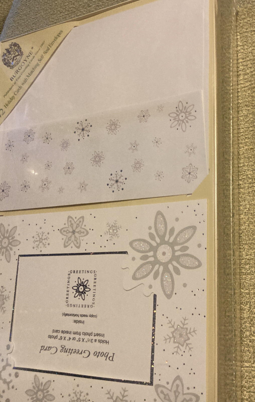 Burgoyne 42 Elegant Holiday Photo Greeting Cards NEW Sealed Box eBay