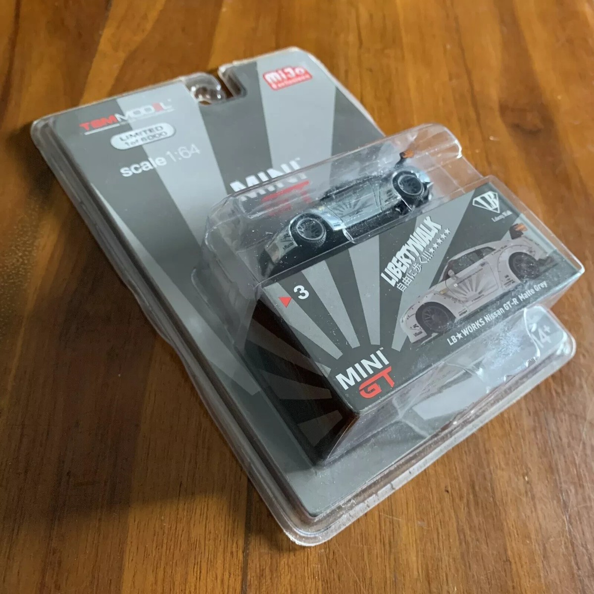 CHASE Car - Mini GT #3 LB Works Nissan GT-R R35 Matte Grey