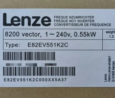 1PC Lenze E82EV551K2C 8200 Vector 1-240v 0.55kW E82EV551K2C New Expedited Ship