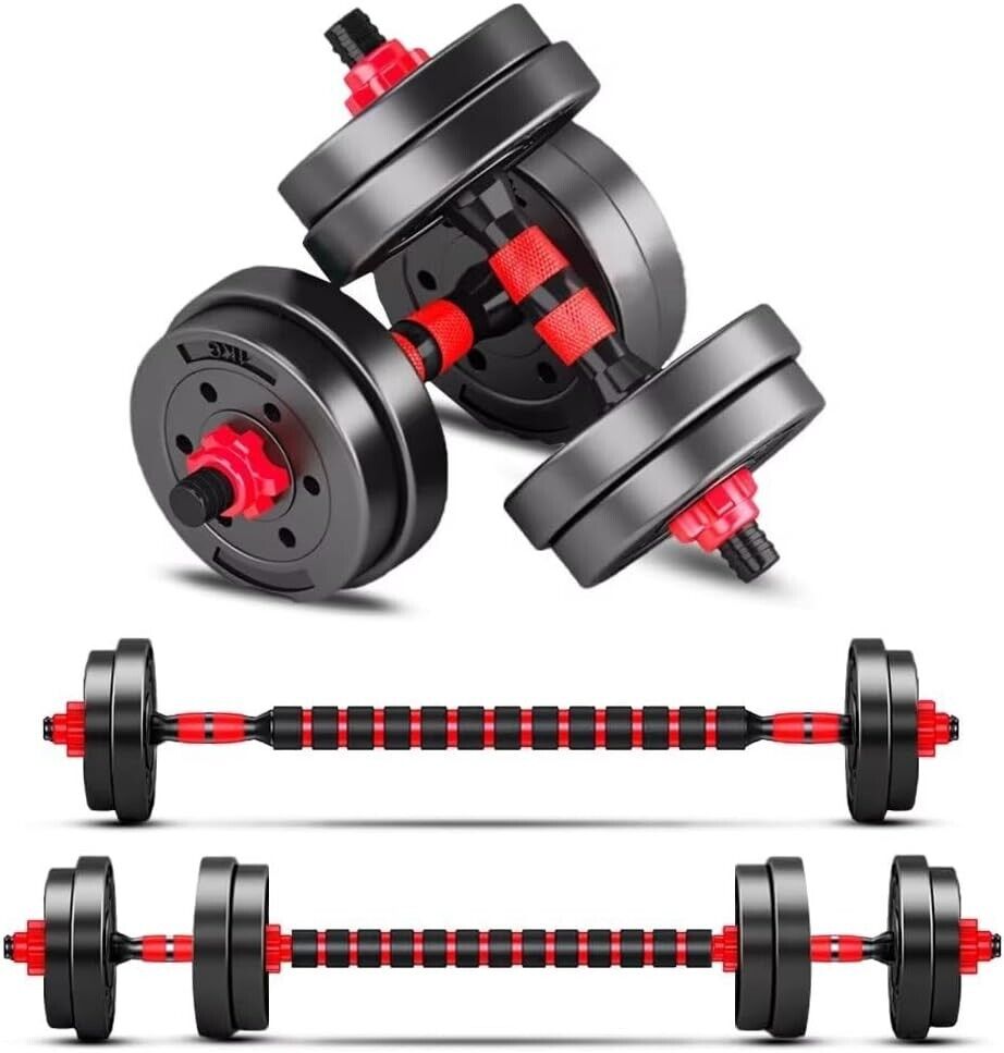 Juego De Pesas Hierro Mancuernas Para Ejercicios En Casa Para Hombre 20lbs Set