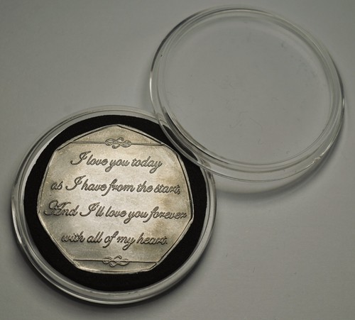 En nuestro décimo aniversario de boda de titanio conmemorativo en caja de regalo. Regalo/Lata - Imagen 7 de 12