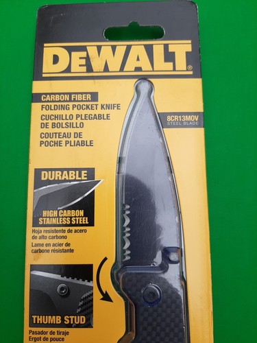 NEU Dewalt DWHT10314 Kohlefaser Klappmesser Taschenmesser - Bild 5 von 11