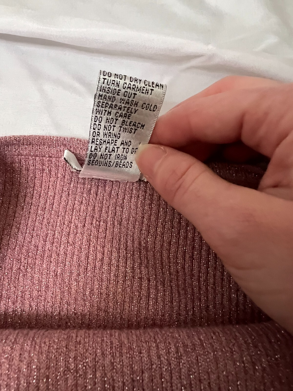 CACHE Pink Pearl Beaded & Sequin Top with Embelli… - image 10