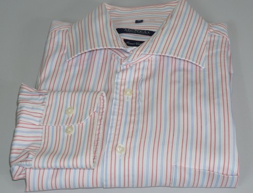 CAMISA A RAYAS DE ALGODÓN FINO MCNEAL PARA HOMBRE TALLA 41 - Imagen 7 de 9