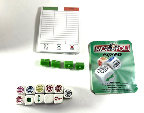 MONOPOLI EXPRESS GIOCO IN SCATOLA HASBRO POCKET COMPLETO - Foto 4 di 4