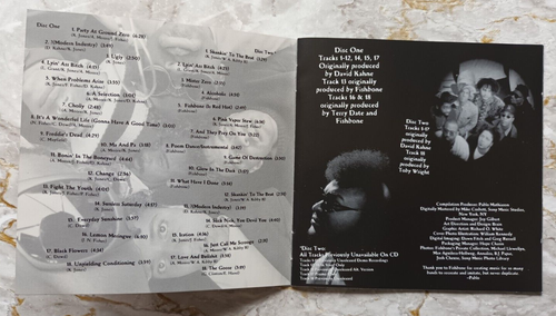 FISHBONE - Fishbone 101 - Nuttasaurusmeg Fossil Fuelin' the Fonkay - CD ( 1996 ) - Picture 2 of 3