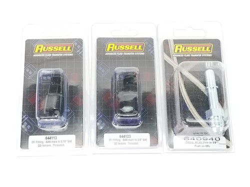 Russell Fitting Kit For Corvette Style LS1 Fuel Filter / Regulator -6AN - Picture 6 of 6