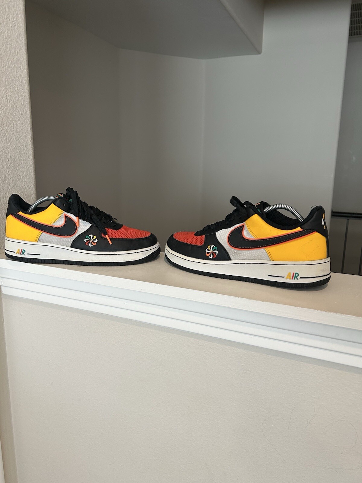 Nike Air Force 1 Low Sunburst Shoes Size 10 Sneaker Mens CK9282-100 Athletic