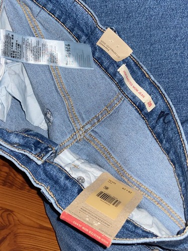 ¡NUEVO! Pantalones de mezclilla LEVI'S cintura alta cónicos mamá azules talla W 28 L 29 para mujer - Imagen 8 de 9