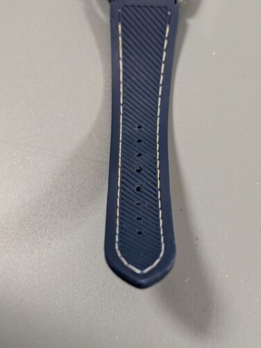 Nautica Quartz Watch Men 50m Rotating Bezel Silver Blue Steel Day Date Works - Picture 9 of 11