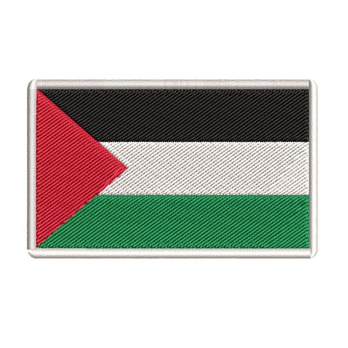 PALESTINE FLAG embroidered iron-on PATCH PALESTINIAN West Bank Gaza Fatah PLO - Picture 4 of 9
