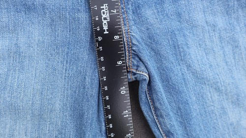 GAP denim overalls girls size XXL Inseam 28”. Unique and Distressed  - Picture 16 of 18