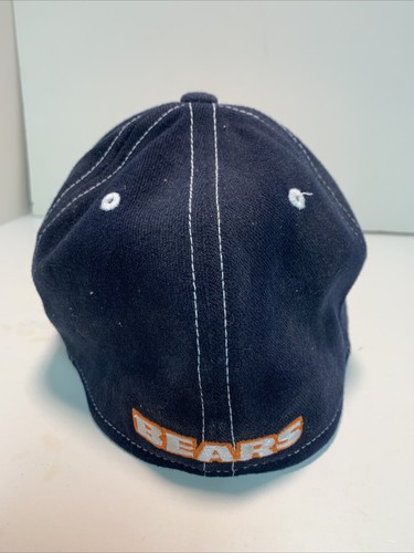 Chicago Bears Orange & Blue Hat Reebok FlexFit NFL OSFA Baseball Cap - Picture 4 of 8