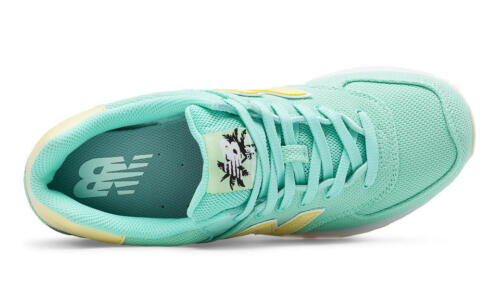 NEW BALANCE MUJER WL574MIC 574 VERDE MIAMI PALMS Estilo de vida Retro Tenis 6-10 - Imagen 3 de 4