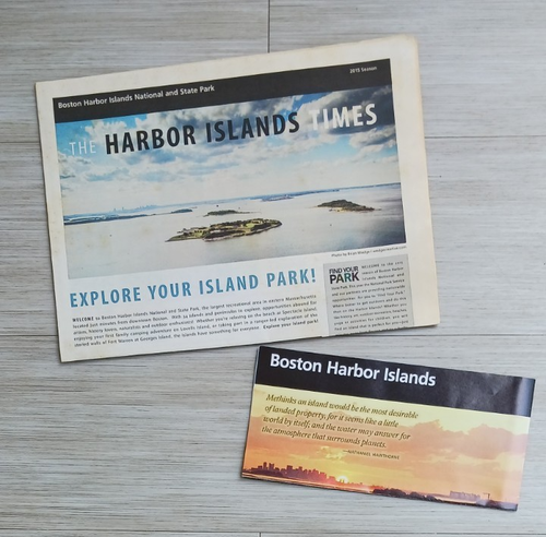 Boston Harbor Islands Paper & Pamphlet: Maps, History, Wildlife, Lighthouse,.... - 第 1/5 張圖片