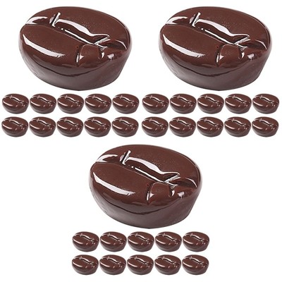  3 Pack Simulierte Kaffeebohnen Telefonkoffer Ornament DIY Zubehör