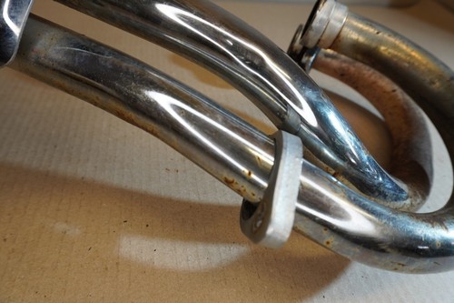 Honda CL250 CL 250 1982 MD04 Auspuff Krümmer Krümmer Delle beschädigt - Bild 5 von 12
