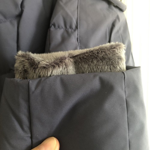 $299 Eddie Bauer Down Parka Water Resistant Sun Valley Dark Mulberry Size M Blue - Picture 6 of 11