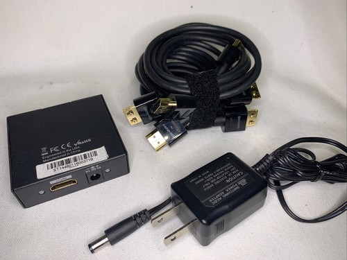 Binary Snap AV B-220-HDSPLTR-1x2 HDMI Splitter 1 in 2 out with Power Supply - Picture 4 of 4