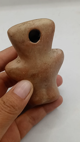 Peruvian Andean Ocarina Cuchimilco Musical Instrument Decorative Statue Incas - Video 1 of 1