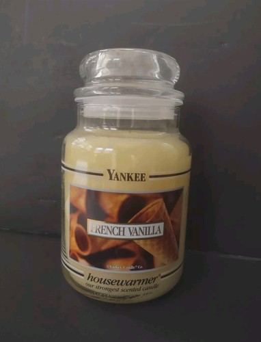 YANKEE CANDLE Housewarmers barattolo vaniglia francese 22 oz - nuovo vecchio magazzino vintage  - Foto 6 di 6